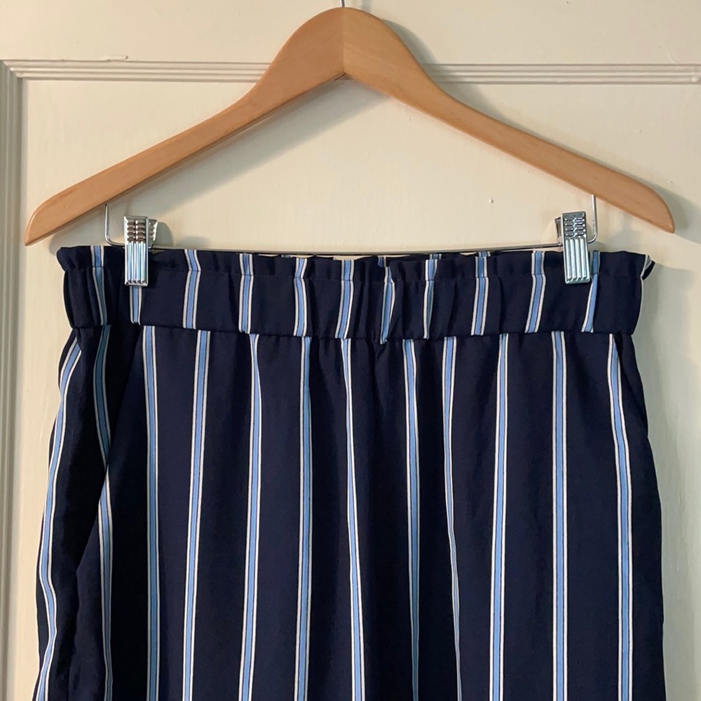 H&M Navy Blue/Stripes Pants